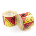 Etiquetas adhesivas de precaución