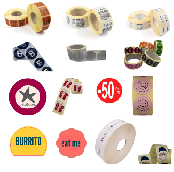 Etiquetas adhesivas personalizadas