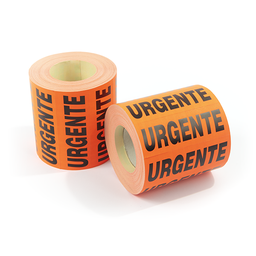 Etiquetas adhesivas de expedición en flúor